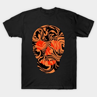 Orange skull T-Shirt